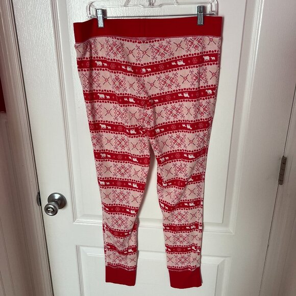 Victoria's Secret Pink and Red Thermal Pajama Set - Picture 7 of 8